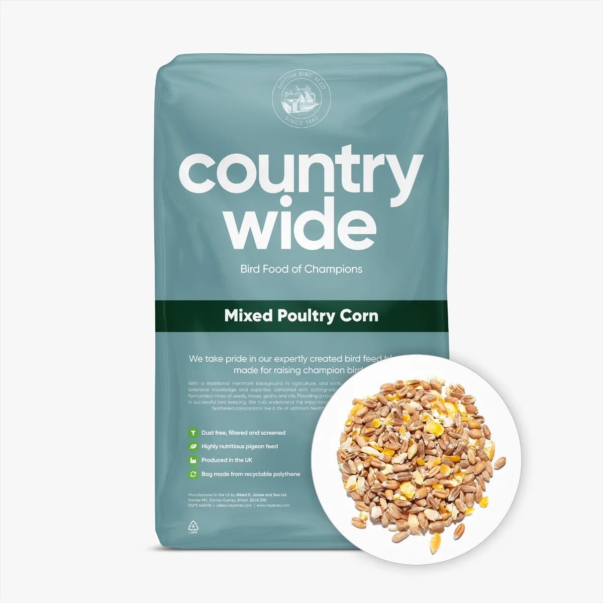 Countrywide Mixed Poultry Corn 60 40 20kg