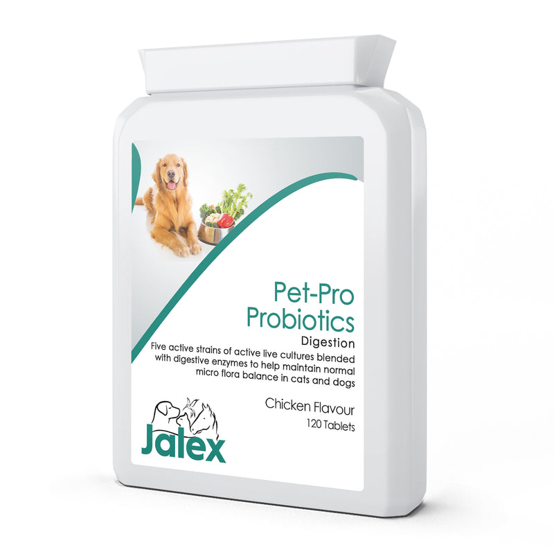 Pet Probiotics 2 Billion cfu 120 Chicken Flavoured Tablets