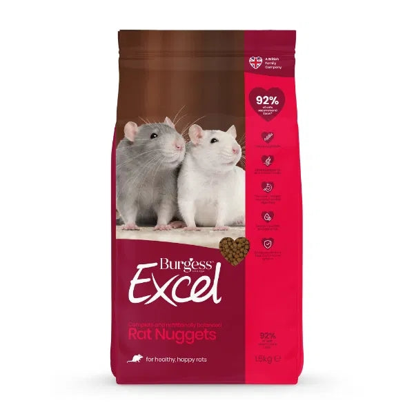 Burgess Excel Rat Nuggets 1.5kg | Complete Rat Feed