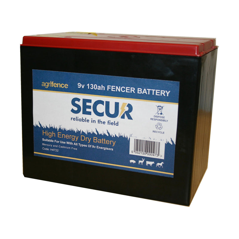 Agrifence 9v 130ah Dry Battery