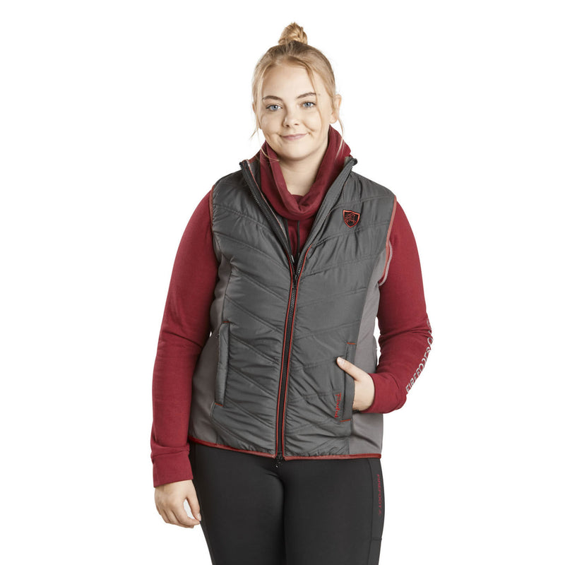 Firefoot Gilet Ladies - Grey/Merlot