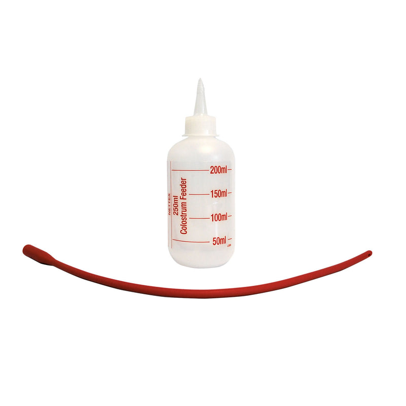 nettex-colostrum-feeder-c/w-bottle-&-orange-latex-tube